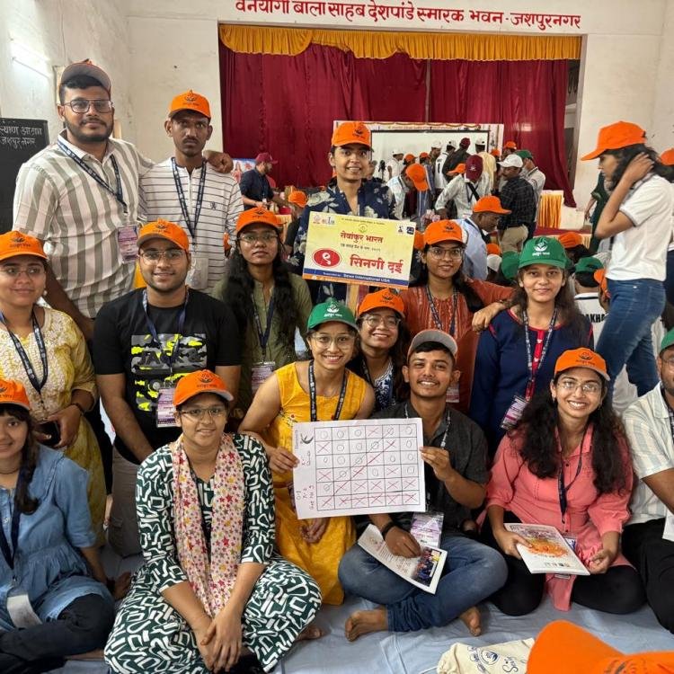 Sevankur Bharat "One week for nation 2025, Jashpurnagar, Chhattisgarh " campaign attended by students of GMC MIRAJ 